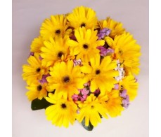 T43 YELLOW GERBERA TABLE FLOWER